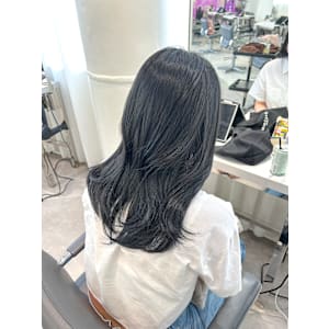 うる艶透明感ブルーブラック