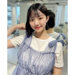 韓国切りっぱなしボブ◎