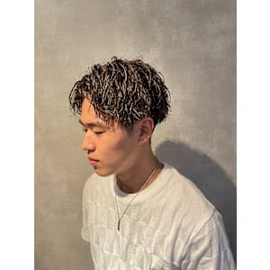 センターパート×ツイスパ