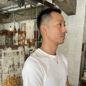 ナチュラルな刈り上げ