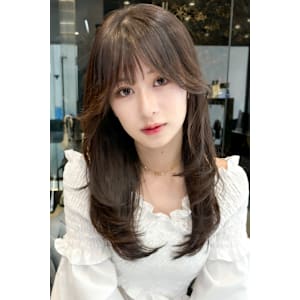 上品なレイヤーストレート