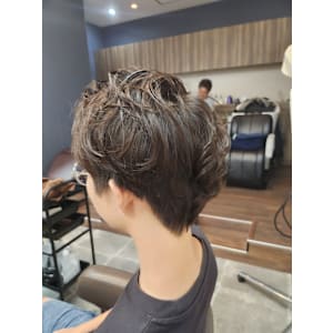 メンズカット/パーマ/グレイカラー/鎌取駅/韓国風/白髪染め