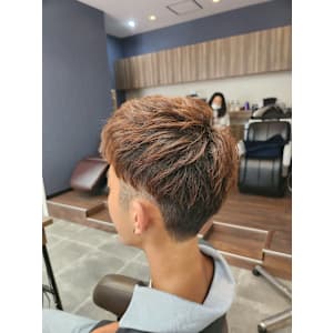 メンズカット/パーマ/グレイカラー/鎌取駅/韓国風/白髪染め