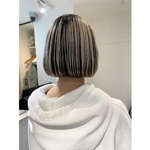 ミニボブ×アンブレラカラー