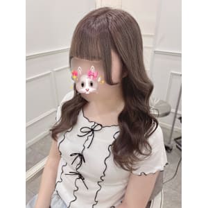 ぱっつん前髪×流しバング＊まゆ