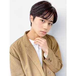 30代大人男性マッシュ×センターパートニュアンスパーマ