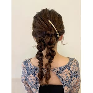 ポニーテールアレンジ　Re:sta by neolive