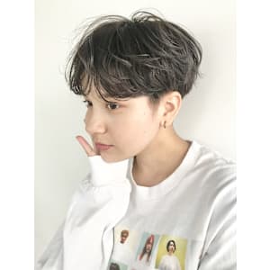 kos/二子玉川3分/ボブ/ ショート/パーマ/クレイカラー