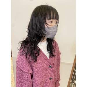 ロングウルフ パーマ