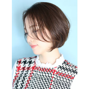 40代50代小顔前髪イメチェンアンブレラカラーショート - INCEPTION  GINZA 銀座【インセプション】掲載中