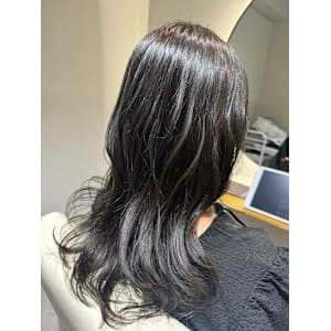 艶感暗髪ブルージュ×ロング『銀座／個室』