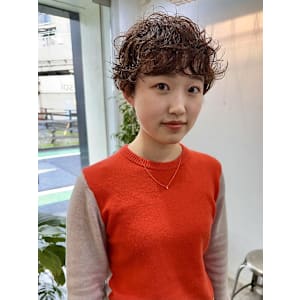 マッシュショート/パーマ/ショートパーマ/ショート/下北沢