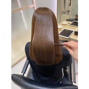 髪質改善ストレート　