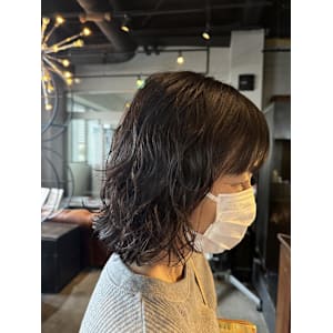 ゆるふわボブパーマ