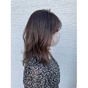 バレイヤージュ/ベージュカラー