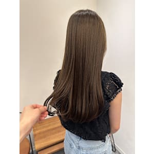池袋 髪質改善 ストレート 艶髪 やわらかモカブラウン♪