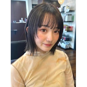 外ハネボブ/ミニボブ/ナチュラル/髪質改善