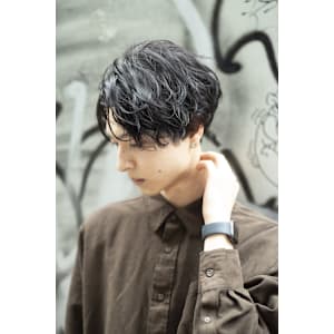 メンズヘアスタイル　メンズヘアカラーメンズパーマ
