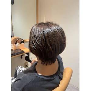 白髪ボカシ　ハイライト　グレージュ