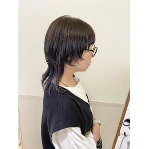 ショートウルフカット 