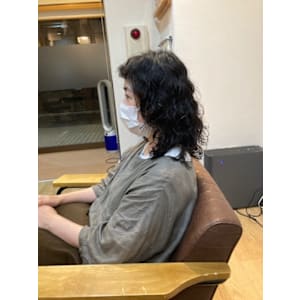 お客様髪質改善データ1428（スパイラルパーマ）