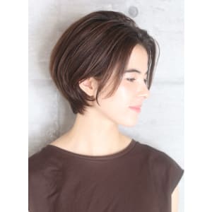 40代50代小顔前髪イメチェンアンブレラカラーショート - INCEPTION  GINZA 銀座【インセプション】掲載中