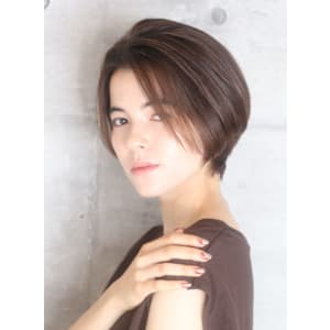 40代50代小顔前髪イメチェンアンブレラカラーショート - INCEPTION  GINZA 銀座【インセプション】掲載中