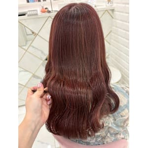 ブリーチなし！オレンジ味最大限削ったぴんく＊まゆ