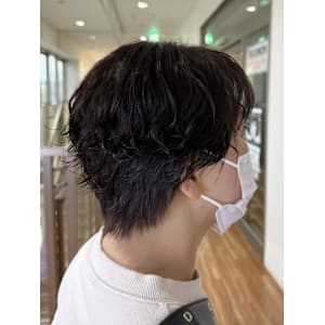 ショート×個性派パーマ