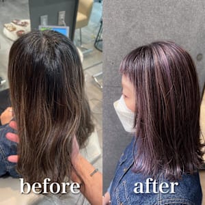 白髪ぼかし　脱白髪染め　【藤沢　藤沢駅】