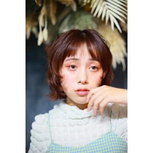 ゆるふわパーマ風ウェーブ