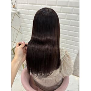 イルミナカラーで透明感のあるピンク＊まゆ