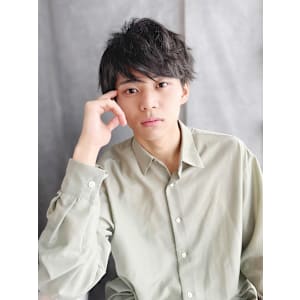 20代30代40代　無造作ナチュラルくせ毛風