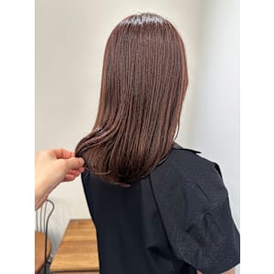 池袋　髪質改善 艶髪 アプリコットブラウン♪