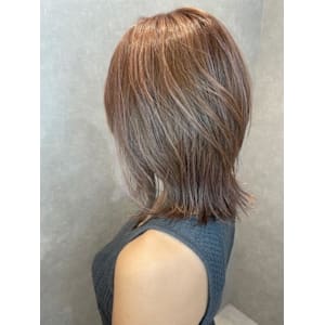 ☆ピンクベージュ×ハイライト☆