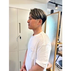 大人メンズ×アンブレラカラー