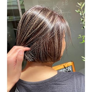 ボブ×ハイライト