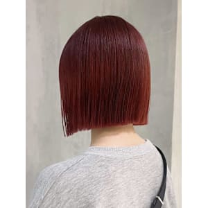 ワインレッドボブ_ba484391