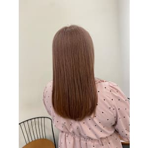 池袋/ハイトーン/ピンクベージュ/ブリーチカラー