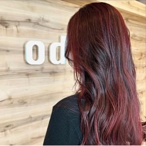 ブリーチなしピンク