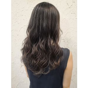 【Flor_戸塚】*韓流パーマ風+グレージュ+ロング*