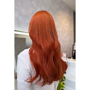 オレンジカラー【ケアブリーチ/ダブルカラー/原色カラー】