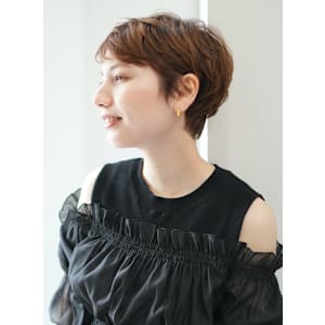 40代50代小顔前髪イメチェンアンブレラカラーショート - INCEPTION  GINZA 銀座【インセプション】掲載中
