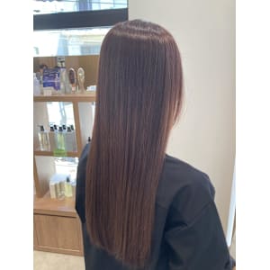 ピンクブラウンカラー