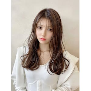 【monaco】ベース顔さん対策/小顔ヘア/シースルー前髪