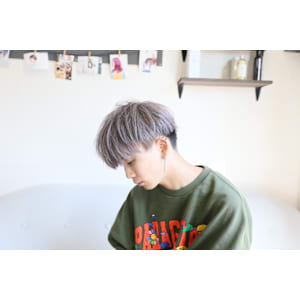 メンズカット/メンズカラー/メンズブリーチ/グレージュ