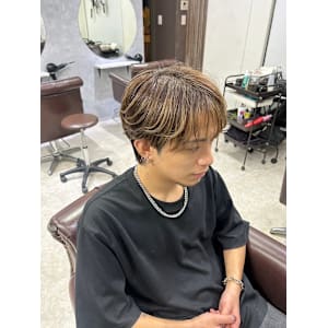 メンズハイライト、ブリーチカラー