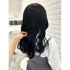 グレージュ×インナーネイビー＊まゆ