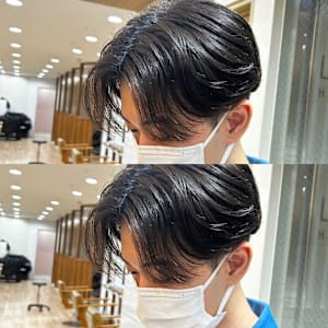 センターパート/ニュアンスパーマ