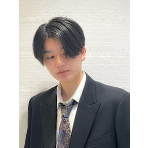 91短髪ツーブロック束感モテる黒髪シークレットパーマ流行